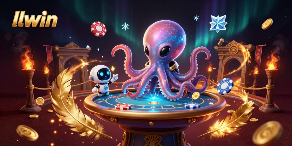 LLWIN invites players to engage in thrilling poker games with thrilling alien themes and vibrant visuals.