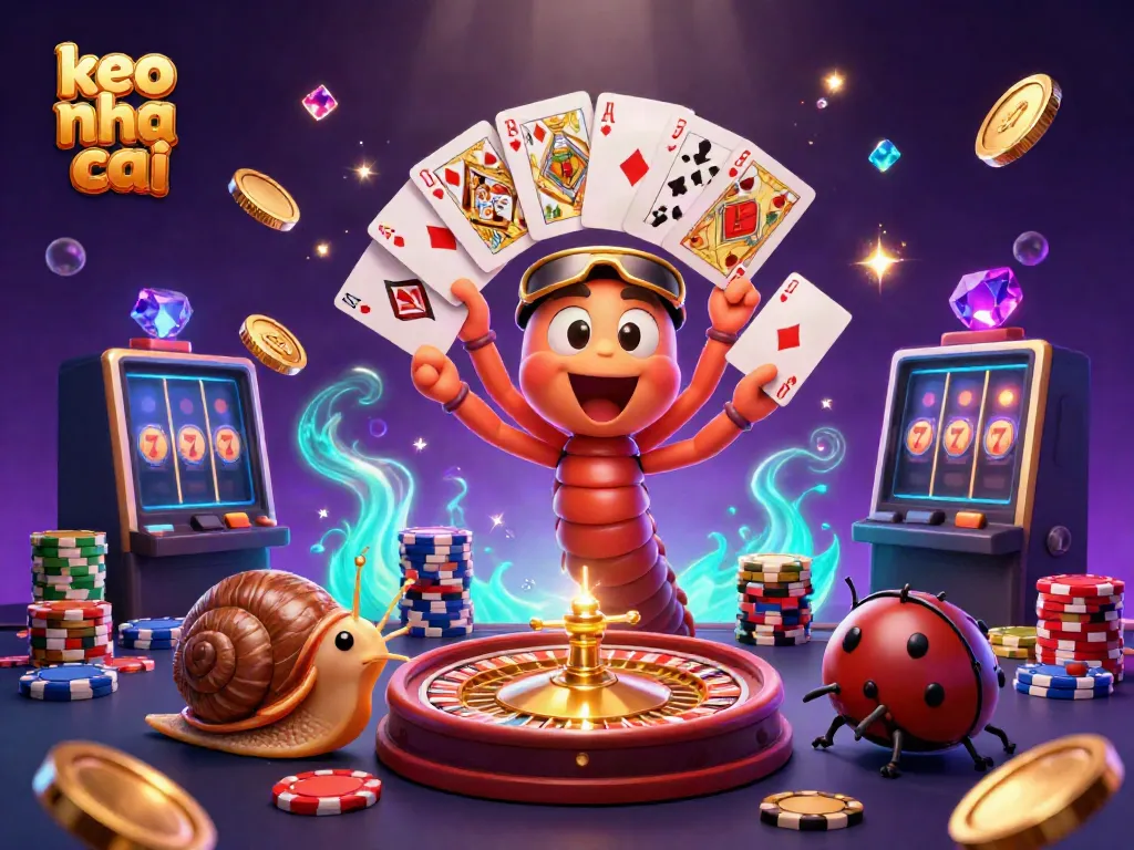 Experience thrilling action with keo nha cai in a vibrant casino scene filled with excitement and detailed 3D characters.
