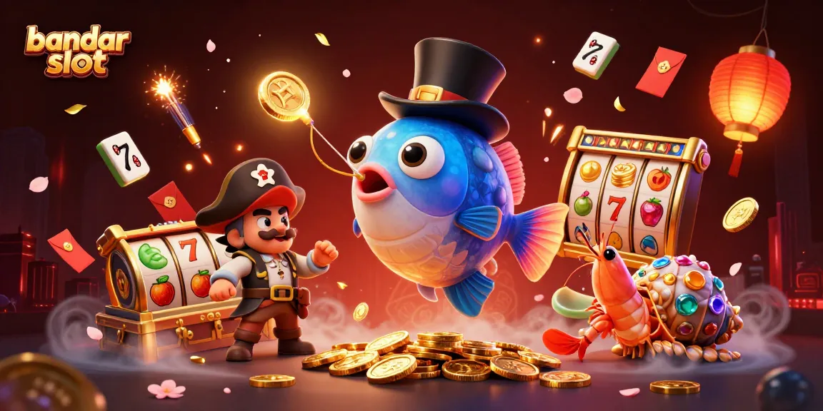 Engage with the excitement of bandar slot as a treasure-laden sea snail and pirate shrimp gather golden coins in this vibrant casino scene.