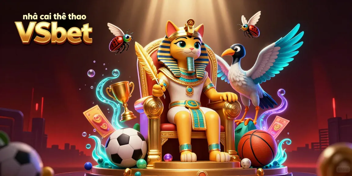 Bet and win big at nhà cái thể thao VSbet featuring sports balls and dynamic betting elements.
