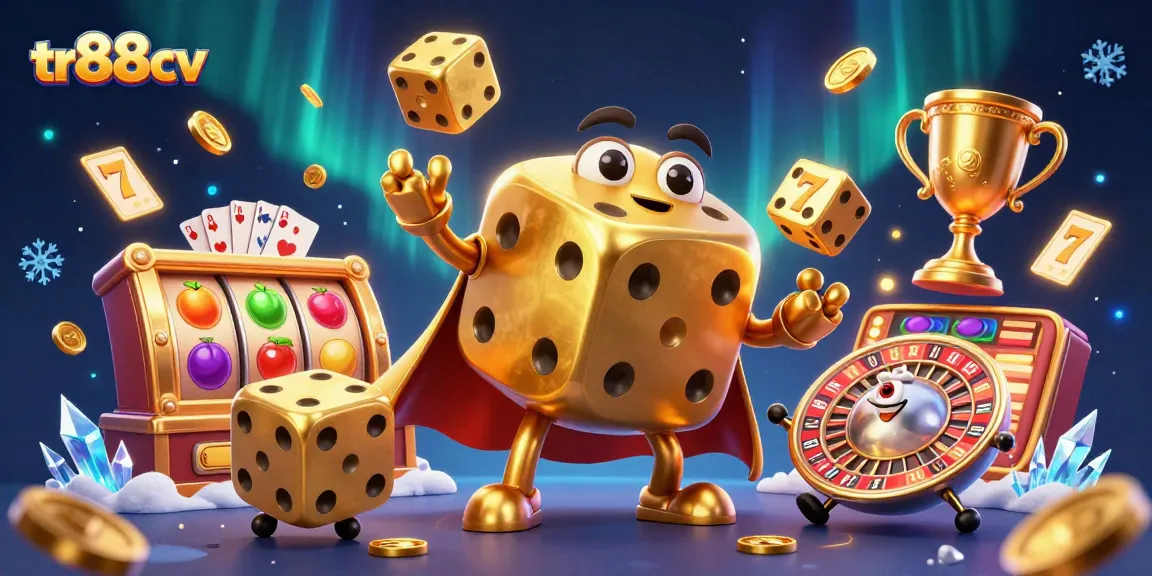 Experience thrilling casino action at tr88cv with dynamic golden dice and engaging slot elements.
