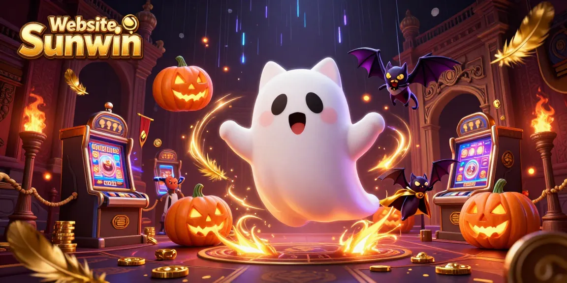 Engage with the ghost cat in the immersive Website Sunwin casino experience, full of glowing jack-o-lanterns and floating slots.