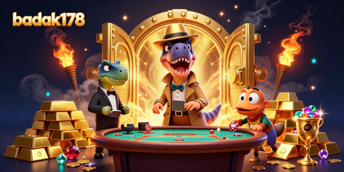 Experience exciting gameplay at badak178 with vibrant characters and dynamic casino elements.
