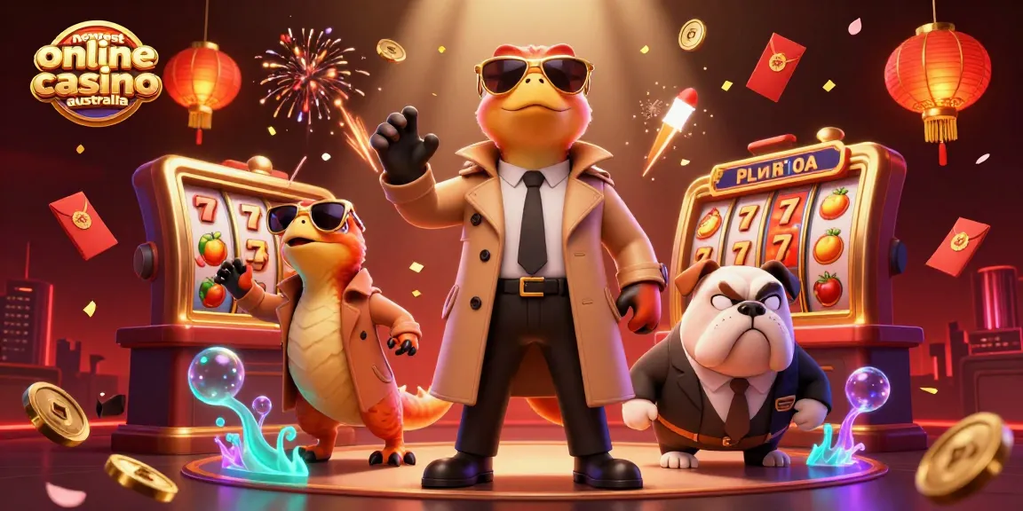 Experience excitement at the newest online casino Australia with animated raptors in a trench coat!